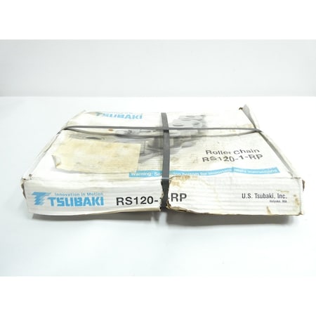 Tsubaki 10FT 1-1/2IN SINGLE ROLLER CHAIN RS120-1-RP